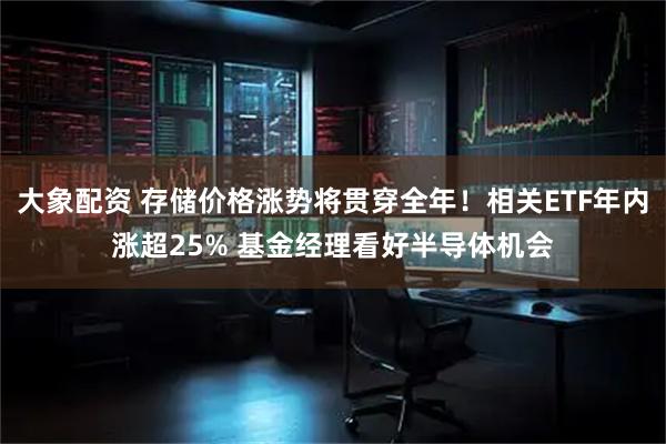 大象配资 存储价格涨势将贯穿全年！相关ETF年内涨超25% 基金经理看好半导体机会