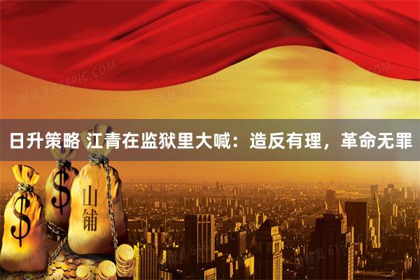 日升策略 江青在监狱里大喊：造反有理，革命无罪