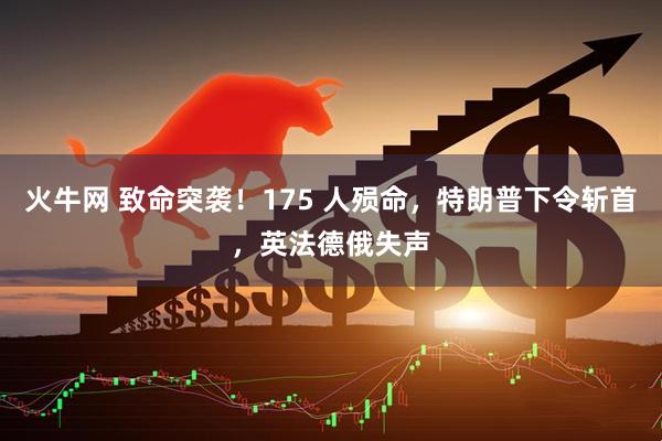 火牛网 致命突袭！175 人殒命，特朗普下令斩首，英法德俄失声