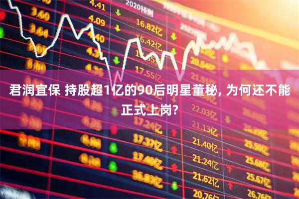 君润宜保 持股超1亿的90后明星董秘, 为何还不能正式上岗?