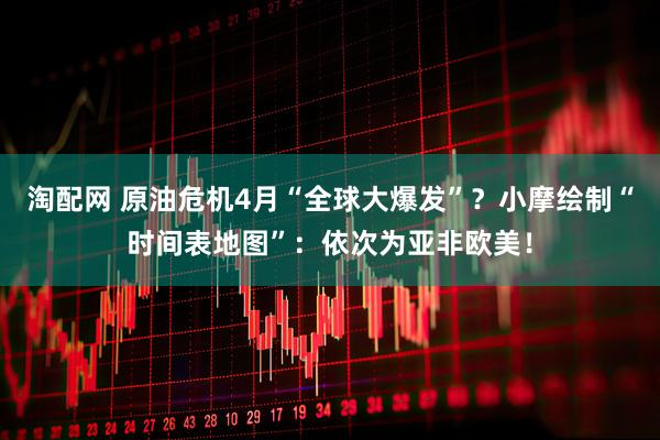 淘配网 原油危机4月“全球大爆发”？小摩绘制“时间表地图”：依次为亚非欧美！