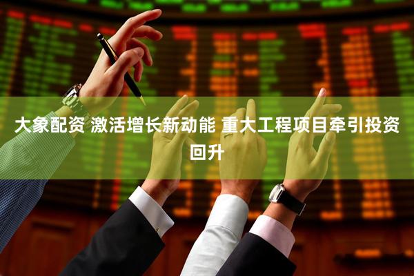 大象配资 激活增长新动能 重大工程项目牵引投资回升